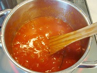 トマトソースパスタ工程4